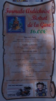 Le Bistrot De La Gare menu