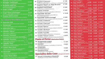 Pizzeria Salerno menu