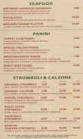 Babbo's Pizza menu