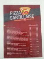Pizzeria Sartillaise menu