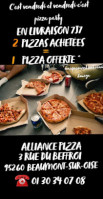Alliance Pizza food