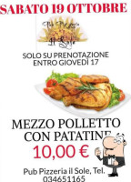 Pub Pizzeria Il Sole menu