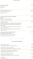 La Cave Du Bailli menu