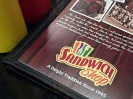Sandwich Shop menu