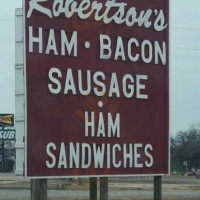 Robertson's Ham outside