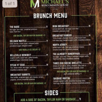 Michael's Roscommon House menu