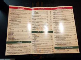 Alfano's Pizzeria menu