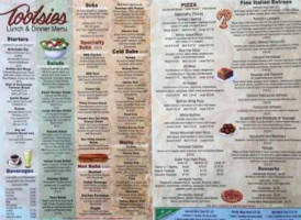Tootsies menu