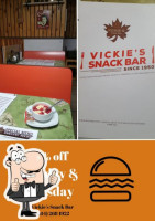 Vickies Snack Bar inside