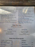 Headwater's Seafood Grille menu