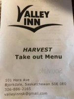 Bjorkdale Valley Inn menu