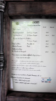 Auberge Campagnarde menu