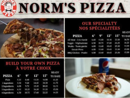 Norm's Pizza Bouctouche, N.b. food