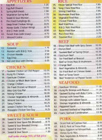Good Companion Restaurant menu