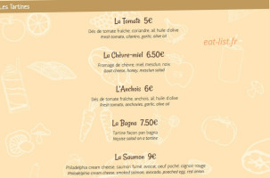 La Kanaille menu