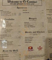 El Camino Dining Room menu