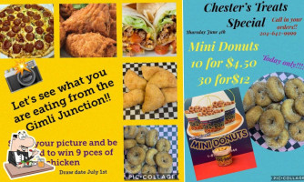 Gimli Junction & Chester Chicken food