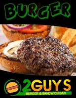 2guys Burger Sandwich food