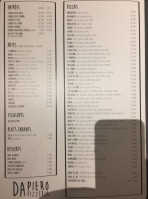 Pizzeria Da Piero menu