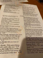 The Waysider Grille menu
