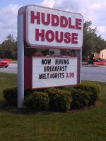 Huddle House menu