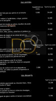 Le Domaine Des Oliviers menu