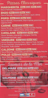 Saveurs D'italie menu