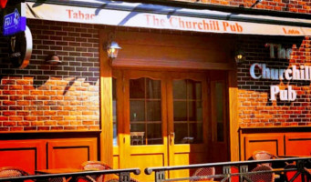 The Churchill Pub inside