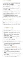 L’atelier Savoir Et Saveur menu