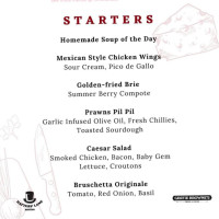 Hatters' Lane menu