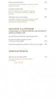 Laurier Galeries Lafayette menu