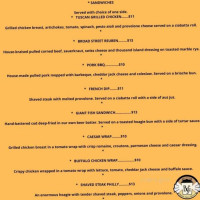 The Broad Street Grill menu