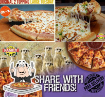 2 For 1 Family Pizza food