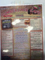 Lumberjack Cafe menu
