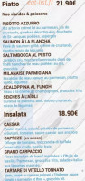 Azzurro menu