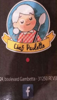 Chez Paulette menu