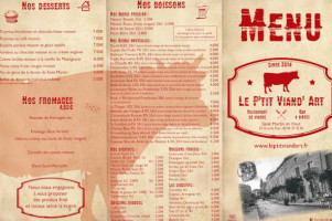 Le P'tit Viand'art menu