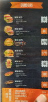 Snack The Best Burger menu