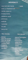 Le Délice Auch menu