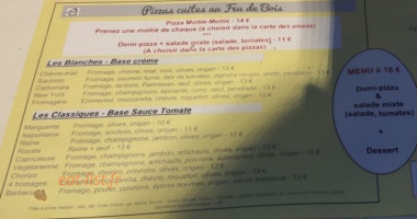 La Cuisine Au Feu De Bois menu