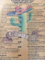 Cesar's Place Mexican Grill menu