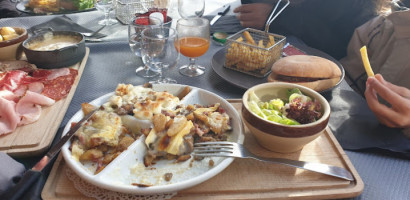 Chalet La Croix Blanche Hotel Restaurant food