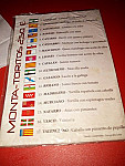 Meson Del Toro menu