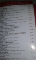 Pizzeria Dodo Gianni Canu menu