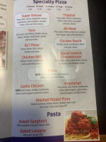 Sarah's Pizza menu