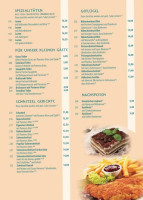 Jägerstube menu