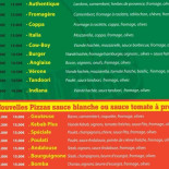 Pop Pizza Fabregues Carte