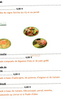 Restaurant Rayan menu