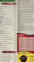 Passione Pizzeria menu