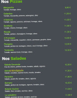 L'escargot De Mer menu